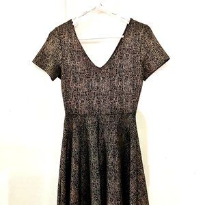 Party Dress Gold/Black, size Small
